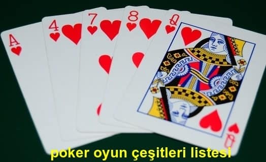 poker oyun çeşitleri listesi